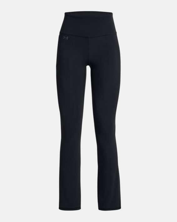 Women's UA Motion Flare Pants, Black, pdpMainDesktop image number 4